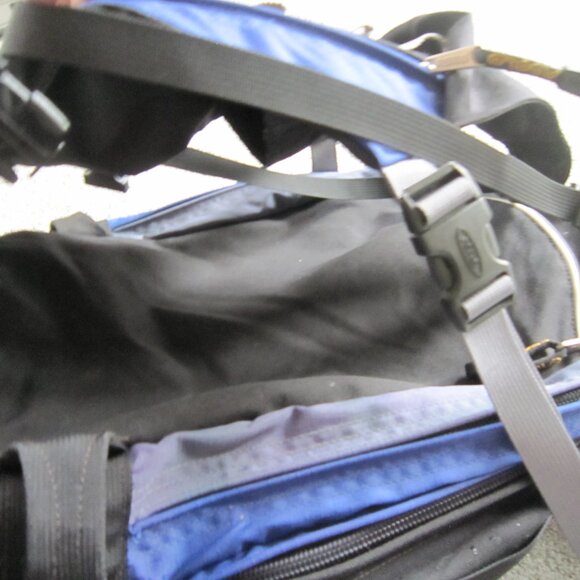 Asolo Black & Blue Hiking Backpack 19" x 15" - Picture 5 of 14